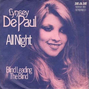 Single vinyl / 7 inch - Lynsey De Paul - All Night, Verzenden, Zo goed als nieuw, 7 inch, Pop