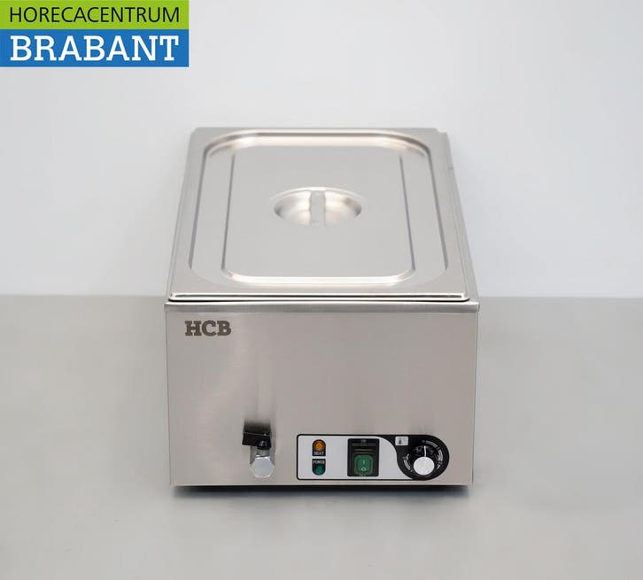 HCB RVS Bain marie 1/1 GN 230V Horeca, Zakelijke goederen, Horeca | Keukenapparatuur, Nieuw in verpakking, Ophalen of Verzenden