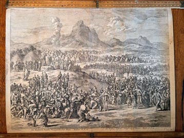 Johannes Luyken (XVIII), after - Vier Bijbelse gravures: