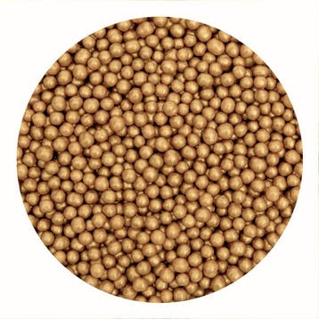 BrandNewCake Chocolade Crispy Parels Goud 600g, Verzenden, Nieuw