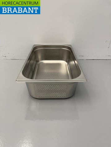 RVS Geperforeerde gastronorm bak GN bak 1/1 Diepte 200 mm, Ophalen of Verzenden, Nieuw zonder verpakking