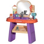TRUUSK Kindermake-uptafel Met Spiegel en LED Licht - Muziek, Verzenden, Nieuw