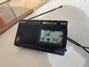 Sony - ICF-SW800 Portable Multi-Band Digital World Receiver, Nieuw