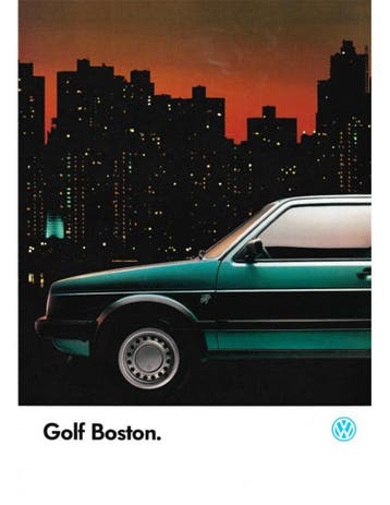 1990 VOLKSWAGEN GOLF BROCHURE FRANS, Nieuw, Volkswagen, Author