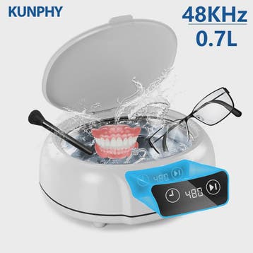 KUNPHY Ultrasone Reiniger 600ml - Voor Brillen, Sieraden & G, Verzenden, Nieuw