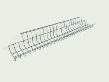 Twinco kabelgoot, zilverkleur, L x B x H 79 x 101 x 8,5 cm, Ophalen, Nieuw