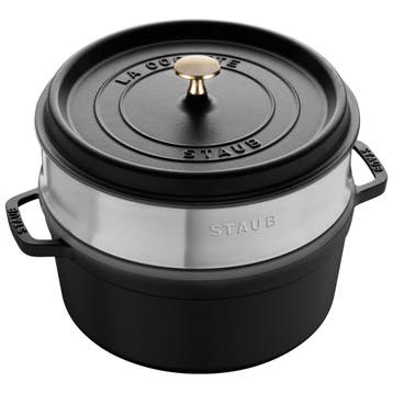 GGM Gastro | STAUB | LA COCOTTE - Kookpot met stoominzet - Ø, Verzenden