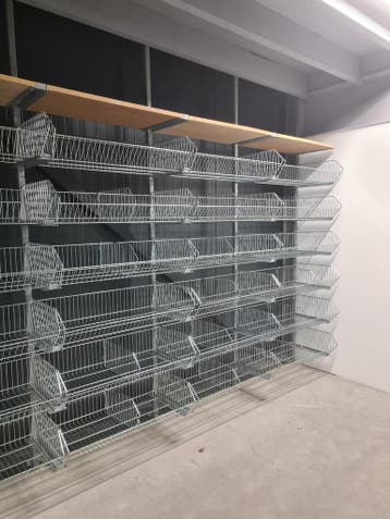 Draadmand 530x986x240 mm (lxbxh) glansverzinkt, gebruikt -, Zakelijke goederen, Ophalen of Verzenden