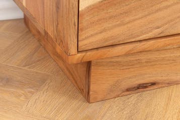 Dressoir DESERT 160 cm 3D acaciahout naturel - 47149, Ophalen of Verzenden, Nieuw