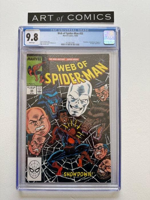 Web of Spider-Man #55 - Chameleon, Hammerhead, Kingpin,, Boeken, Strips | Comics