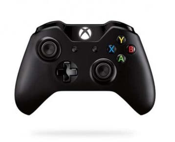 Microsoft Xbox One Controller Zwart - Werkt Alleen Bekabeld, Spelcomputers en Games, Ophalen of Verzenden, Zo goed als nieuw
