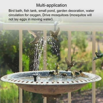 Drijvende Solar Fontein Pompen (13/16/18cm) - Verfraai Vogel, Verzenden, Nieuw
