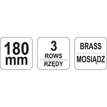 Yato Yt-6343 Staalborstel, Verzenden, Nieuw