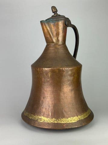 Karaf - Kitchenalia europea - Koper, Metaal - Handgemaakt, Antiek en Kunst