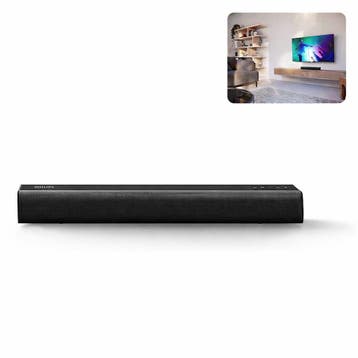 Philips TAPB400 Soundbar met Google Assistant - Zwart (2de, Verzenden, Nieuw