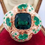 Zonder minimumprijs - Ring - 9 kt. Roségoud, Zilver, Nieuw