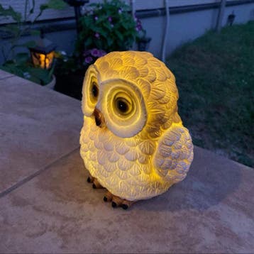 Decoratieve Uil Solar Tuinlamp, Verzenden, Nieuw