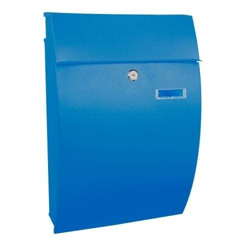 Wandbrievenbus Geronan blauw, Tuin en Terras, Brievenbussen, Verzenden