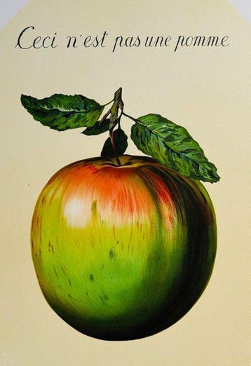 René Magritte (1898-1967) - Ceci nest pas une pomme -