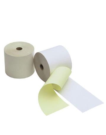 Duplorollen wit/geel 57x70x12mm - 50 rl/ds