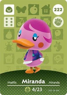 Amiibo Miranda #222 - Series 3, Verzenden, Zo goed als nieuw