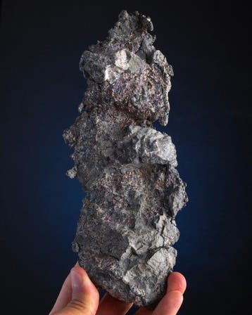 Groot natuurlijk zilver uit Marokko - Hoogte: 21.5 cm -, Verzamelen