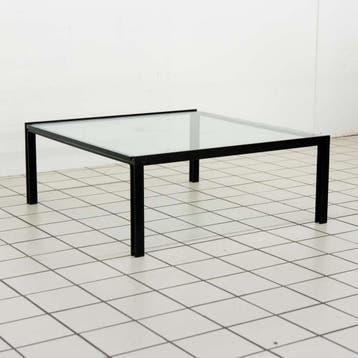 Design Salontafel Metaal en Glas, Huis en Inrichting, Tafels | Salontafels, Ophalen of Verzenden, Nieuw