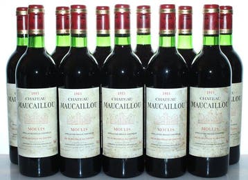 1983 Château Maucaillou - Moulis - 11 Flessen (0.75 liter), Verzamelen, Nieuw