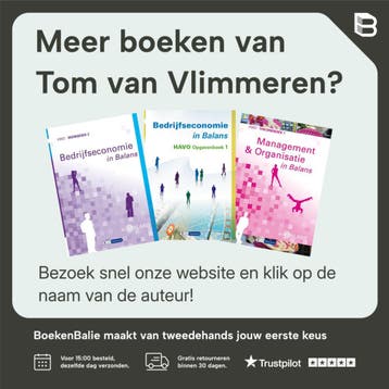 1 havo / Bedrijfseconomie in balans Theorieboek 1 HAVO /, Verzenden, Gelezen, Tom van Vlimmeren