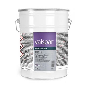 4L TB511 PU Topcoat binder DTM semi gloss Valspar VIM, Verzenden, Nieuw