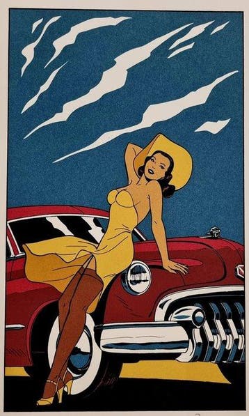 Berthet, Philippe - 1 Silkscreen - Pin Up - 1995, Nieuw