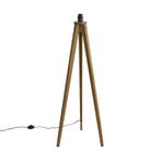 Landelijke vloerlamp tripod vintage hout - Tripod Classic, Verzenden, Nieuw, Hout, Landelijk