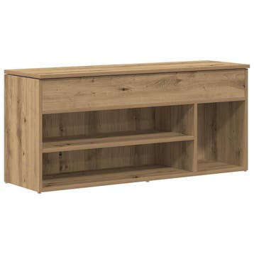 Schoenenbank Artisanaal Eiken | 35% Korting, Ophalen of Verzenden, Zo goed als nieuw, Modern
