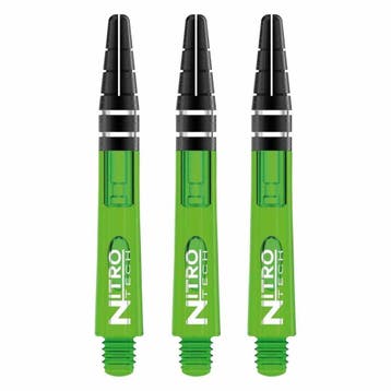 Red Dragon Darts - Nitrotech Groen - 3 sets (Dart Shafts), Sport en Fitness, Ophalen of Verzenden, Nieuw, Shafts