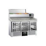 GGM Gastro | Pizza koelwerkbank PREMIUM - 1400x700mm - 3 |, Verzenden, Nieuw in verpakking