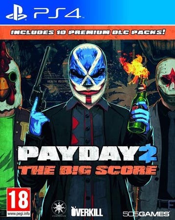Payday 2: The Big Score PS4 Garantie & morgen in huis!, 1 speler, Ophalen of Verzenden, Zo goed als nieuw, Vanaf 18 jaar