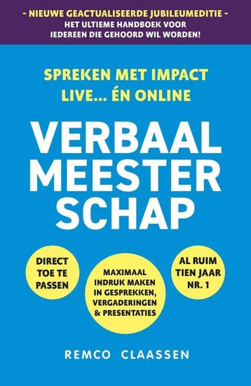 9789464372083 Verbaal Meesterschap Remco Claassen, Boeken, Verzenden, Nieuw, Remco Claassen