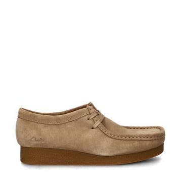 Clarks Wallabee veterschoenen voor dames in het Bruin, Bruin, Verzenden, Nieuw, Wandelschoenen