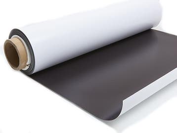 Magnetisch folie - Matte afwerking - 620 x 0,9mm - Per meter, Ophalen of Verzenden