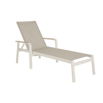 Suns Tutti lounger Camel Sand frame/ sand textileen -, Nieuw