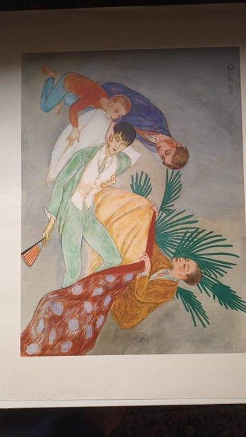 Nils Dardel - Six Original Lithographs from Tio Målningar