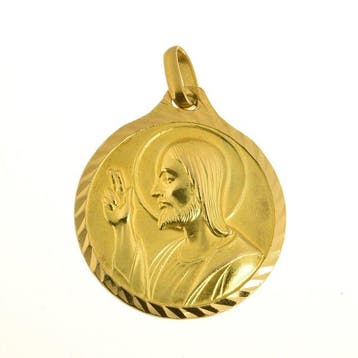Hanger - 18 karaat Geel goud, Sieraden, Tassen en Uiterlijk