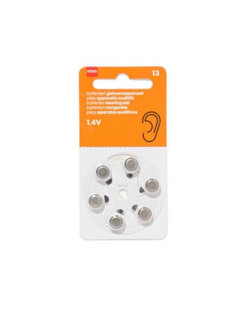 HEMA Gehoorapparaat batterijen 13, Verzenden, Nieuw