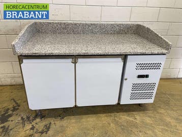RVS Pizzawerkbank Pizzatafel Saladette 151 cm 230V Horeca, Ophalen of Verzenden, Nieuw in verpakking