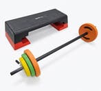 Sportbay Pro Fitness Step + Body Pump Set 20 kg, Sport en Fitness, Fitnessmaterialen, Verzenden, Nieuw, Fitnessbank