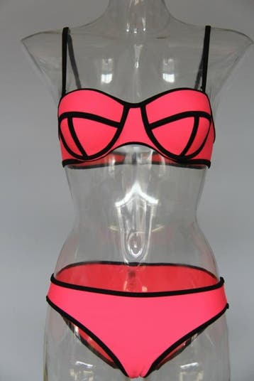Beugel bikini Neopreen triangle M L XL *ZOMER 2026* DONKERRO, Kleding | Dames, Verzenden, Nieuw