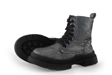 Milo &amp; Mila Boots Meisjes in maat 28 Zilver, Verzenden, Jongen of Meisje, Schoenen, Zo goed als nieuw