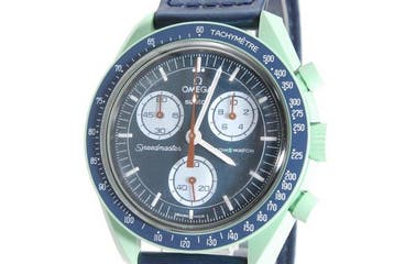 Omega x Swatch - Mission on Earth Blue Dial - Zonder, Sieraden, Tassen en Uiterlijk, Nieuw