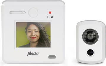 Alecto DC-700 Digitale deurspion met 2.4 scherm - Duidelijk, Verzenden, Zo goed als nieuw