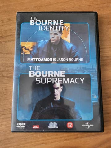 DVD - The Bourne Identity / The Bourne Supremacy, Vanaf 12 jaar, Verzenden, Gebruikt, Actie